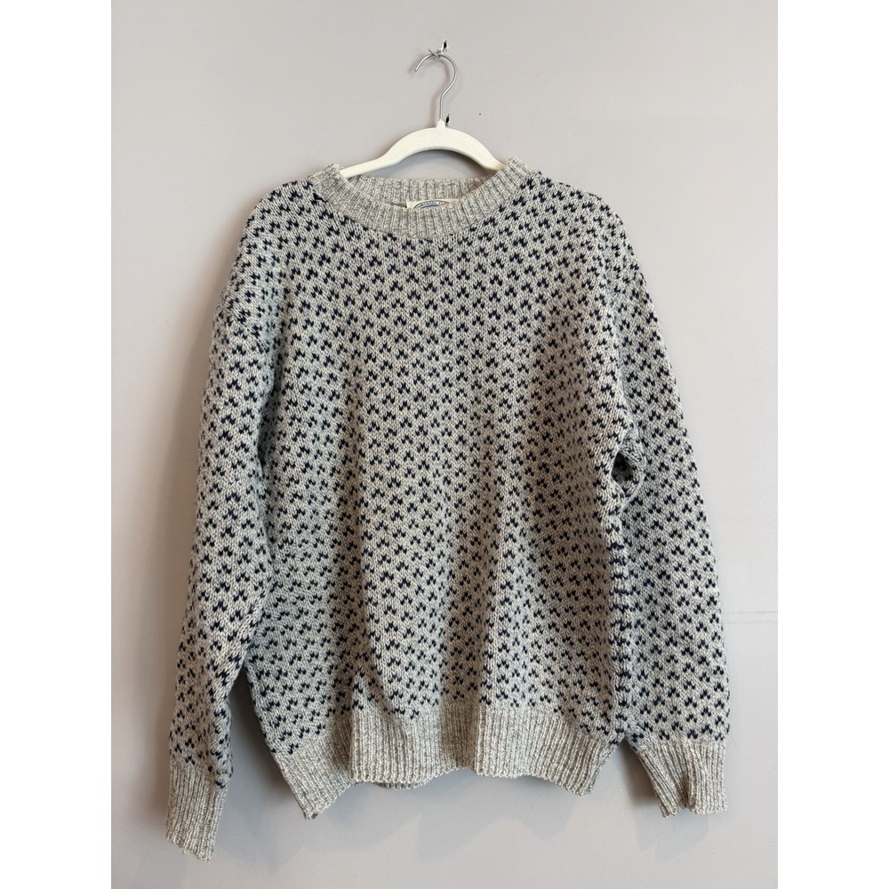 Environmental Clothing Sweater Sweater Birdseye Wool Crewneck Cream XL